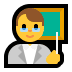 👨‍🏫 man teacher display on Windows